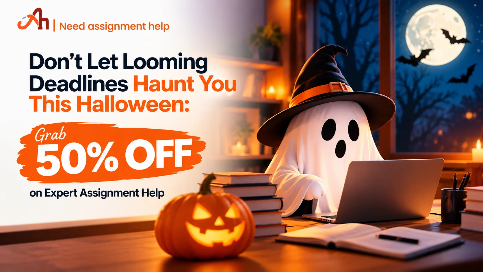 Don’t Let Looming Deadlines Haunt You This Halloween: Grab 30% Off on Expert Assignment Help